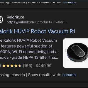 Kalorik R1 vacuum robot